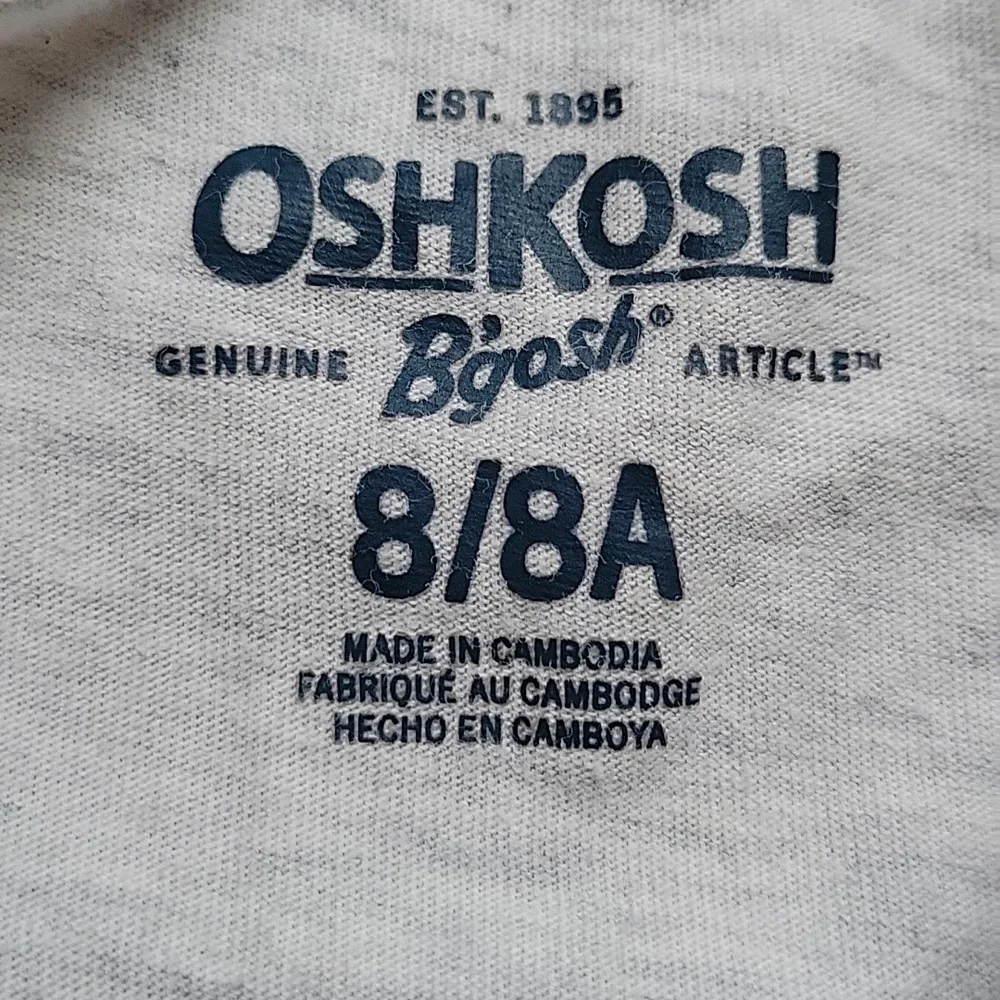 *3/$15* OshKosh B'gosh Monster Skills T-Shirt Kids Size 8
